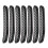 Kühlergrill Einsatz 7PCS Schwarz für Jeep Wrangler 7