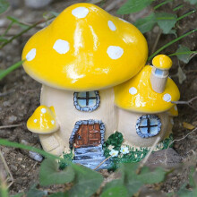 Unique Mini Bonsai Landscape Mushroom Statue