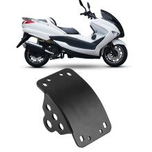 Steel Side Mount License Plate Bracket for Cruiser/Bobber/Chopper 3/4in Axles