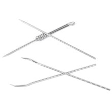4Pcs Aluminum & Steel Toothpick Set — Portable Oral Care Tool Kit