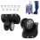 Large Hole Wheel Casters for Suitcase Replacement PP+PET, Approx. 400g 13
