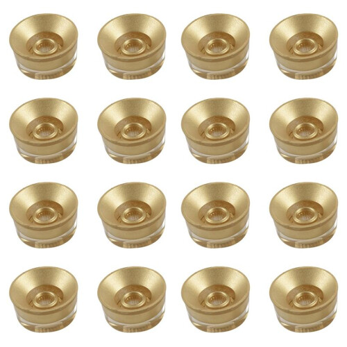 Electric Guitar Control Speed Knobs for   LP Knob Parts Replacement Gold 16 Pcs