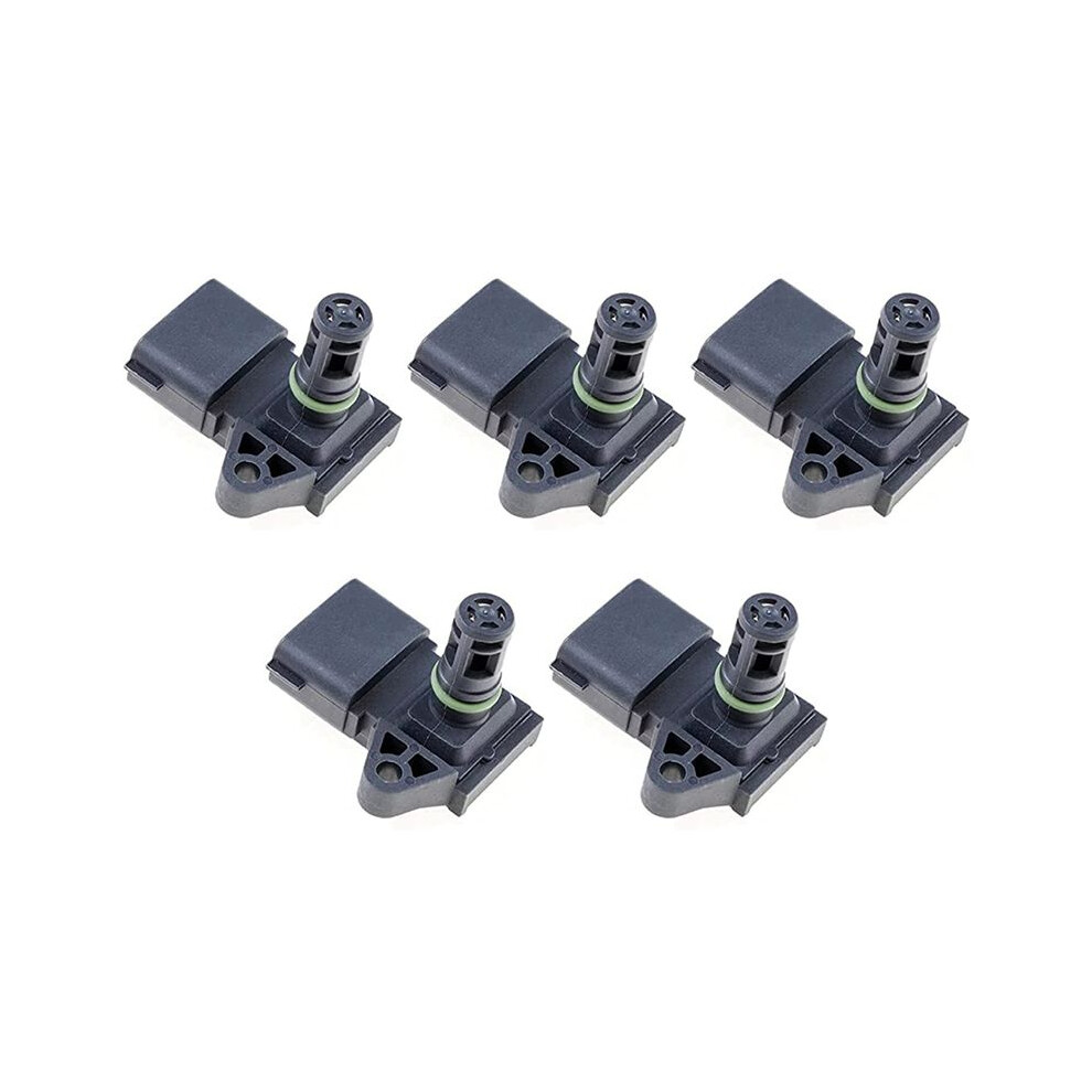 5X Pressure Map Sensor For Pressure Temperature Sensor M11 Isc Isl Ism Isx Isb 5Wk96802 2872784 4921324 2897334 Black 6033344369230