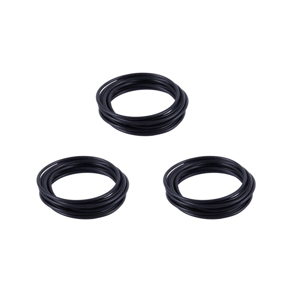 30Pcs Black Rubber Oil Filter Gasket O-Ring Gasket 38Mm X 35Mm X 1.5Mm 6033689630347