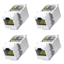 40-Pack Cat6 RJ45 -Aansluiting, Zonder Gereedschap, Geen Gereedschap Nodig voor Modulekoppeling