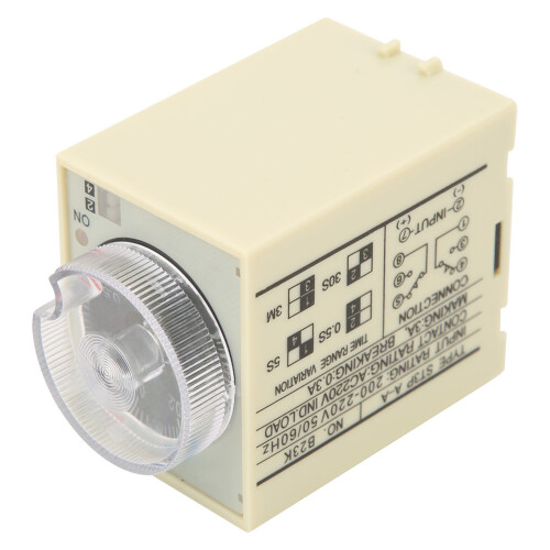 Delay Timer Time Relay Adjustable Knob PC Shell ST3PA A AC220V 50/60Hz