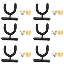 6X Supporto Della Staffa Chitarra Montaggio A Parete Hanger Stand-Acustico / Basso / Elettrico / Ukulele
