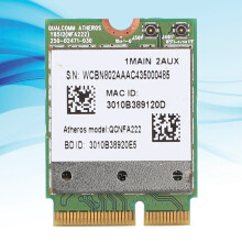 Dual Band QCNFA222 M.2 WIFI Card with Bluetooth 4.0, 300Mbps
