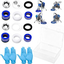Kit de Réparation de Pompe 244194 Compatible avec les Pompes de Pulvérisation de Peinture Sans Air 210/230/295/390/395/490/495/595/3400