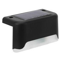 4 Pcs Solar Wall Lights LED Garden Fence Lamp IP55 8x4.7cm Outdoor Decor
