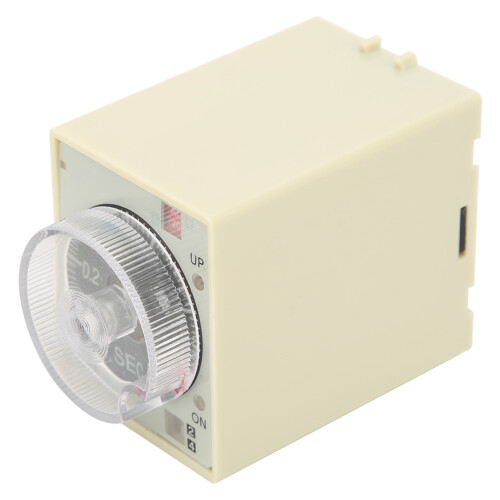 Time Delay Relay ST3PA B with Adjustable Knob PC Shell AC220V 50/60Hz 2