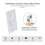 40 Pack Cat6 RJ45  Jack, Tool Less No Punch-Down Tool Required Module Coupler 3