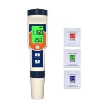 Digitale Waterkwaliteitsmeter 4-in-1: PH-, ORP-, H2-, Temperatuur- en Ppm-Meter voor Drinkwater, Voedsel en Zwembadwater