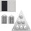 12 Pack SurfaceMount Impaler Acoustic Panel Mounting Hardware - Push- Impaler Mount for Soundproof Wall Panels 1