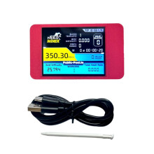 350KH/S Upgraded Bitcoin Solo Miner with 2.8 Inch Touchscreen NMMiner Crypto Lottery Miner Home Use BTC