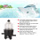 2Pcs 130306380 Engine Fuel Water Separator Filter for  400 Series Engine 5