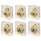 Medal Display Box Single Commemorative Medal Storage Holder Rectangular Transparent Cover Plastic Base 6pcs 2