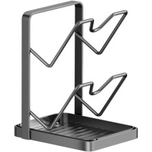 Opbergrek voor Pannendeksels, Dekselhouder Tijdens Het Koken, Organizer voor Pannendeksels, Deksel- en Lepelhouder voor op Het Fornuis