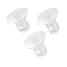 3 St Flänsinsatser för Bröstmjölkspump, Brösttrattkonverterare, Praktisk Ersättning för Bröstpumpar, 17 mm, 19 mm, 21 mm