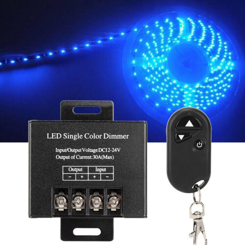 Wireless RF Dimmer for 12-24V LED Lighting 30A 720W Remote Dimmer Switch 2