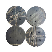 4 Coussinets Universels en Caoutchouc de 120 mm pour Bras de Levage de Véhicules (Voitures, Camions, Etc.)