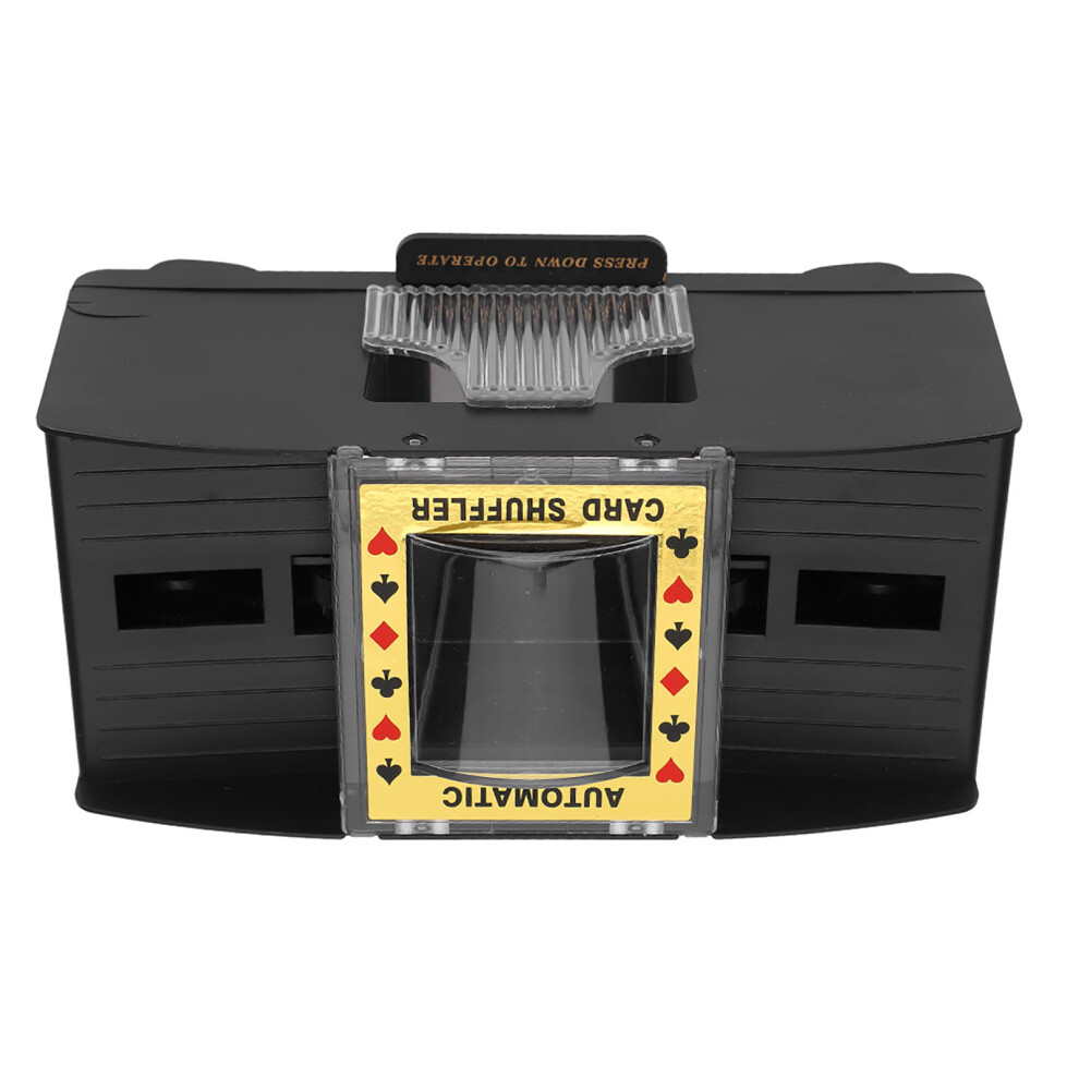 Adult Automatic Card Shuffler 2 Deck Labor Saving ABS Tool 20.5x11x10cm