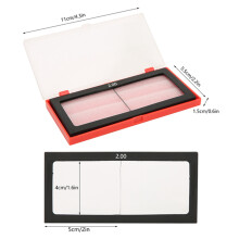 Welding Glass Magnifier Lens 2.0 Diopter Eye Protection Glasses, 5x4cm