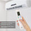 White ABS Air Conditioner Remote Controller for RCS-4MVPS4EX, 10m Range 8