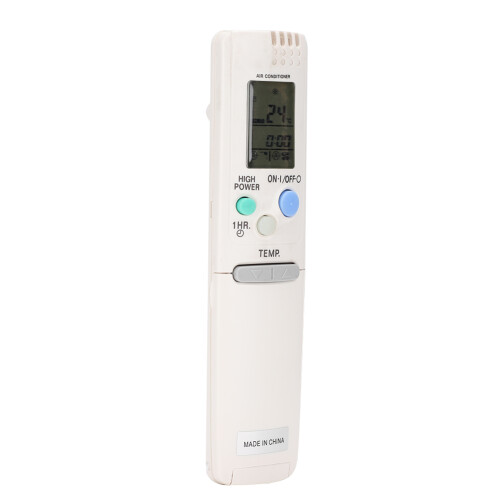 White ABS Air Conditioner Remote Controller for RCS-4MVPS4EX, 10m Range