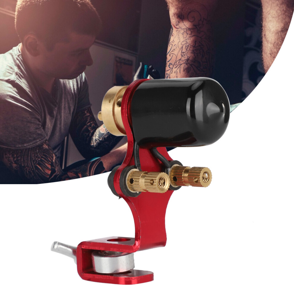 Red Alloy Liner Shader Rotary Tattoo Machine, Strong Motor,