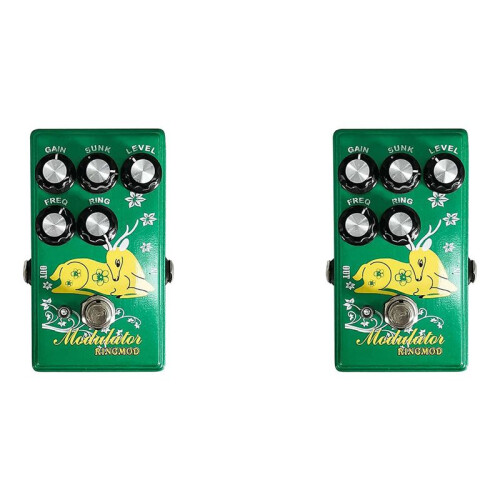 2X Electric Guitar Effect Ringmod Multi Modulation Pedal  Modulator Effect Pedal,Guitar Pedal Accessories