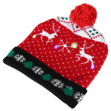Colorful Knitted Beanie Hat for Kids & Adults Flashing Holiday Christmas #4