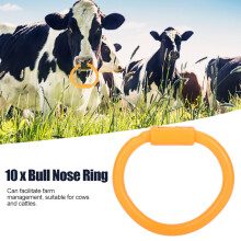 Pack of 10 Nylon Bull Rings for Cattle