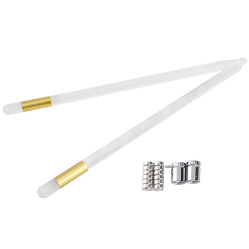 Glowing LED 2Pcs Acrylic Drumsticks 40.5cm for Night Events 1