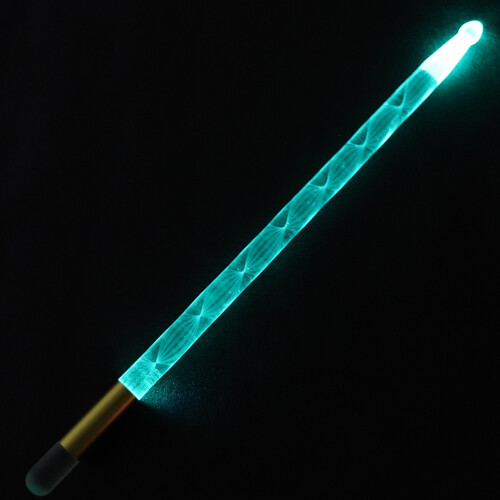 Glowing LED 2Pcs Acrylic Drumsticks 40.5cm for Night Events 2
