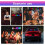 2X LED Pixel Panel,USB 5V Flexible LED Module RGB Scrolling Text Animation Display, APP,16X32 LEDs 7x17CM 5