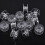 25 Sewing Bobbins in Clear Case 3