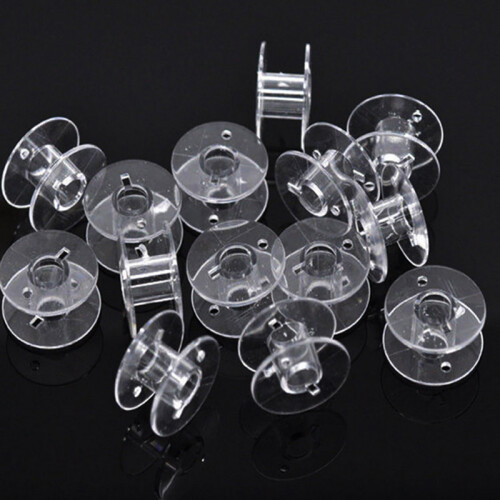 25 Sewing Bobbins in Clear Case 2