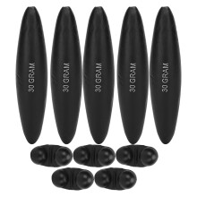 5Pcs Portable EVA Catfish Floats 20g/30g Black Fishing Accessories
