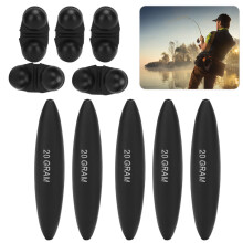5Pcs EVA Catfish Floats 20g/30g Black Fishing Accessories