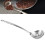 2PCS Stainless Steel Long Handle Spoon Strainer 30.3x8.3cm Silver 6