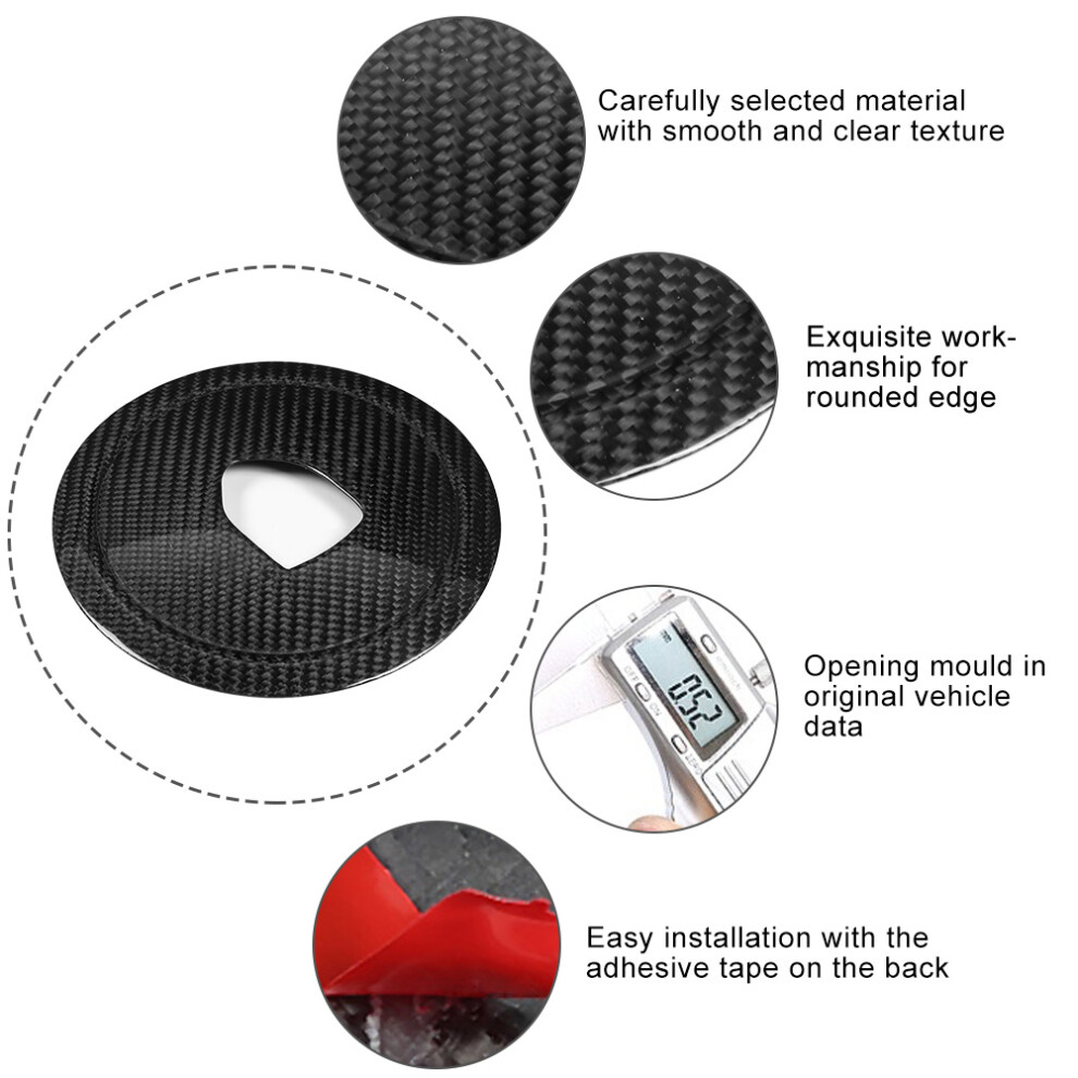 Carbon Fiber Steering Wheel Cover For Porsche 718/911/Cayenne/Macan/Panamera 9421392598608