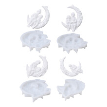 Set mit 4 Silikonformen zur Herstellung von hängenden
