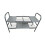 Flexible Kitchen Storage Rack 2 Level 4 Shelves 4 Baskets-Gray 1