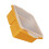 Übergroße Silikon-Eiswürfelschale mit Deckel für-Orange 1
