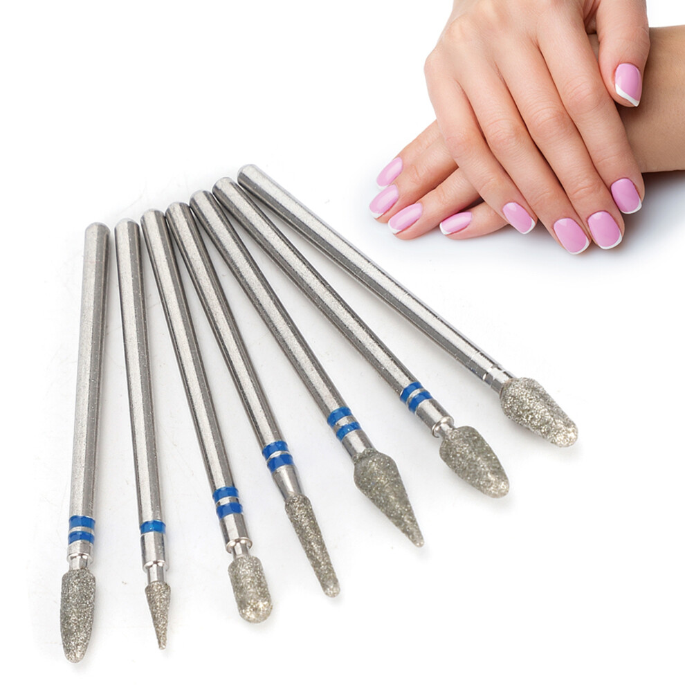 5 Sand Electric Manicure Grinding Head Nail Art Drill Bits For Efficient\"