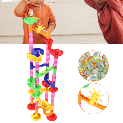 Kinder DIY Marmorrennbahn 80 St. 2