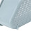2Pcs Blue Triangular Kitchen Sink Draining Rack Organizer 26x14x9cm 3