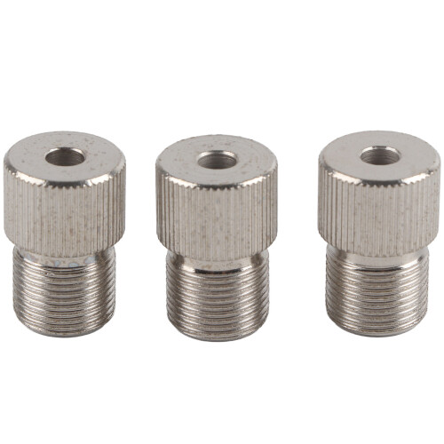 Woodworking 3-Pack 5mm Drill Chuck Adapter Sleeves for Bit Compatibility 1