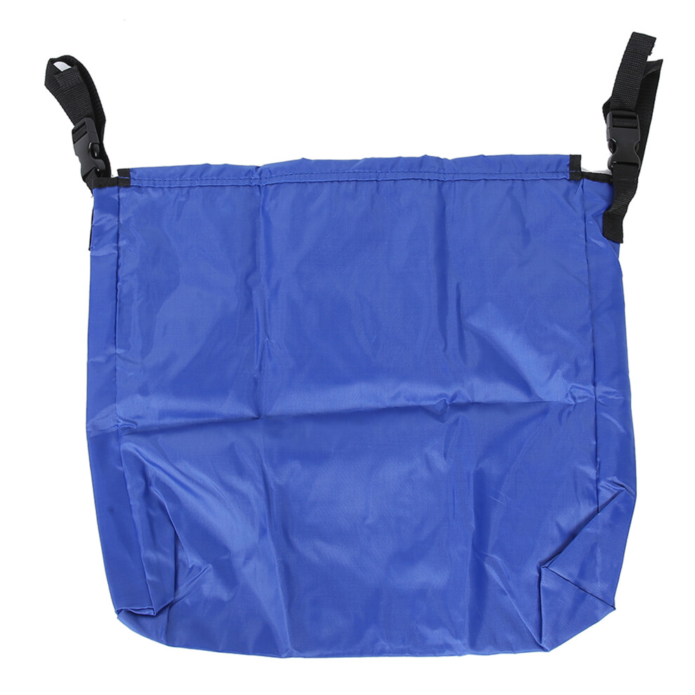 Blue Wheelchair Backrest Storage Bag 45.5X7.5x39.9cm Mobility Aid Carrying Bag